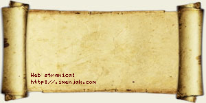 Emilija Sarić vizit kartica